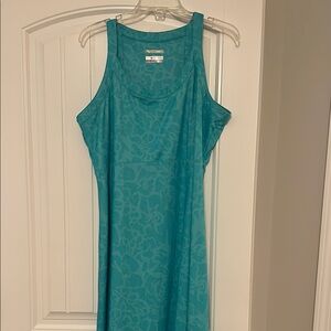 Columbia Teal Patterned Dress
